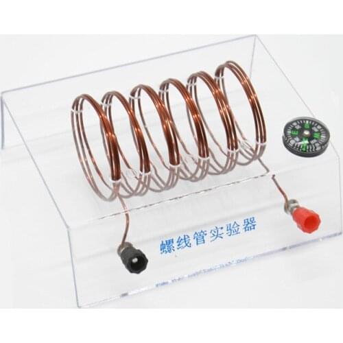 Physical Amperes Law Power Supply Solenoid Left Hand Rule Student Experimental Equipment Magnetic Needle Teaching Instrument