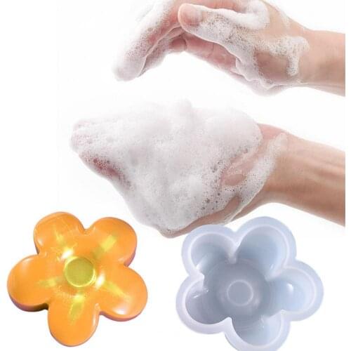 Resin Soap Mold Eco-friendly Lovely Appearance Silicone Flower Shape Craft Mold for Baking Handmade Craft Accessories
