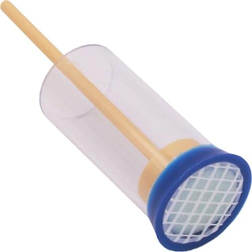 Queen Bee Marker Marking Cage Bottle Tube Catcher with Plunger Beekeeping Beekeeper Tool Equip,Made of high quality plastic