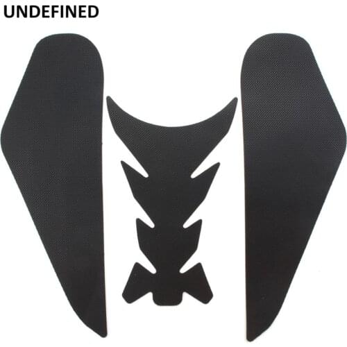 Motorcycle Tank Traction Pad Stickers Gas Fuel Tankpad Side Knee Grips Protector Decal 3M Rubber For Kawasaki Ninja 400 Ninja400