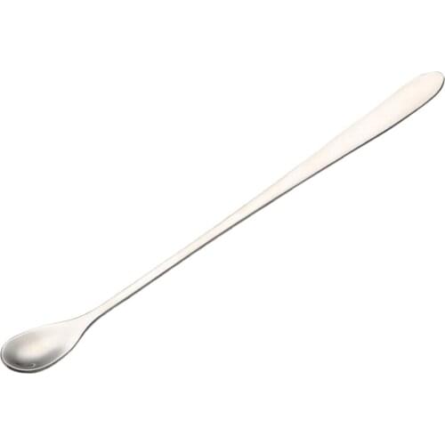 Stainless Steel Stirring Spoon Long Handle Dessert Cold Drink Tea Spoon 22cm