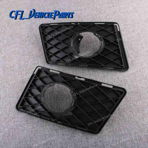 Pair Left+Right Front Bumper Fog Lamp Grill Grille Cover 2048853823 2048853723 For Mercedes X204 GLK 350 2010 2011 2012
