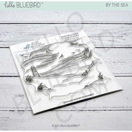 JC Wind Clouds Beach Hillside Clear Rubber Stamps Seals Silicone for Scrapbooking DIY Paper Card Craft Sheet Decoration Template