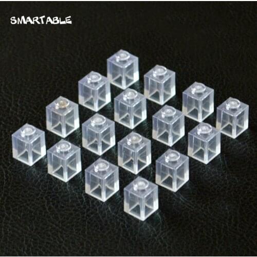 Transparent Clear Brick 1x1 Building Blocks MOC Parts DIY Toys Christmas Gift Creative Compatible 3005 Toys For Kids 230pcs/Lot