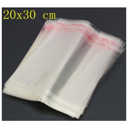 Transparent Opp for plastic storage bag Self Adhesive Seal free shipping 20*30cm Clear Resealable Cellophane/BOPP/Poly Bags