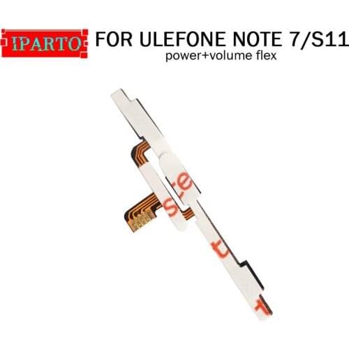 ULEFONE NOTE 7 Side Button Flex Cable 100% Original Power + Volume button Flex Cable repair parts for ULEFONE S11