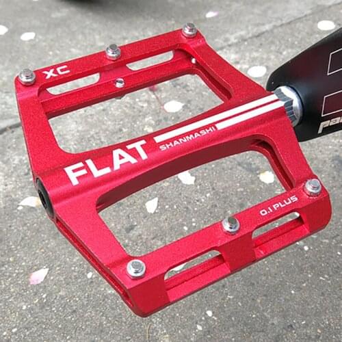 MTB Cycling Wide Pedal Flat Palin Slip Pedal Comfortable Road Mountain Bike Aluminium Alloy Lightweight Bicycle Pedals
