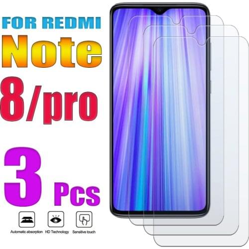 Protective glass for xiaomi redmi note 8 pro tempered glas on Ksiomi remi 8 8pro screenprotector phone armor sheet xiomi xaomi