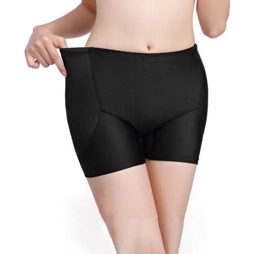 Women Large Size Seamless Padded Panties Solid Color Briefs Breathable Underwear