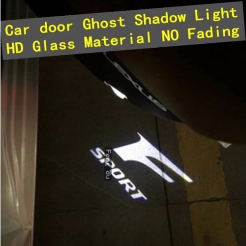 2pcs For LEXUS IS ES LS RX GX LX UX RC F LM GS HD No Fading LED Door Warning Light Projector Ghost Shadow Light Welcome Light