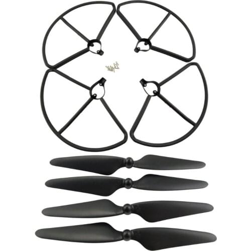 4pcs Propellers 4pcs Propeller Protection Covers for Hubsan h501s Spare Parts RC Drone Accessories