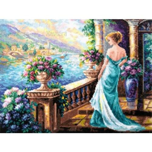 5D Diamond Embroidery Goddess Portrait Sale Full Drill Diamond Picture Mosaic Girl Princess Rhinestones Landscape Painting Decor