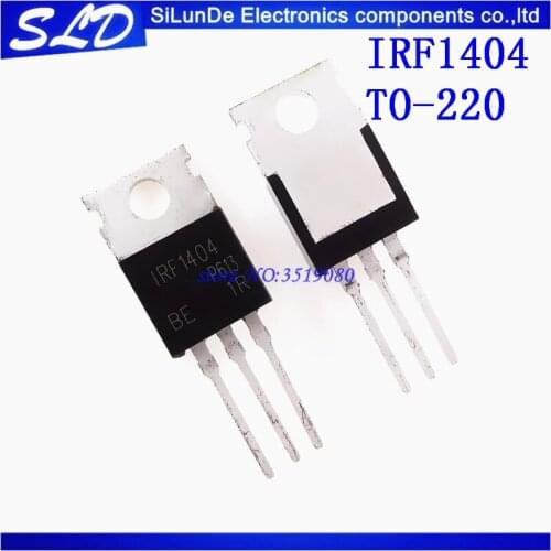 Free Shipping 50pcs/lot IRF1404 TO-220 IRF1404PBF new and original In Stock