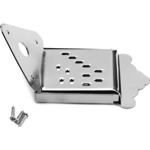 Brand Chrome Bluegrass Mandolin Tailpiece With Cover