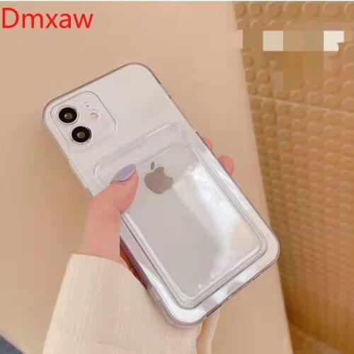 Soft Card Bag Case For Samsung Galaxy A02 A02S A01 A70 A50 A50S A30S A20S A12 A11 A10S A10 M10 A21 A21S Cover Ins Style Case