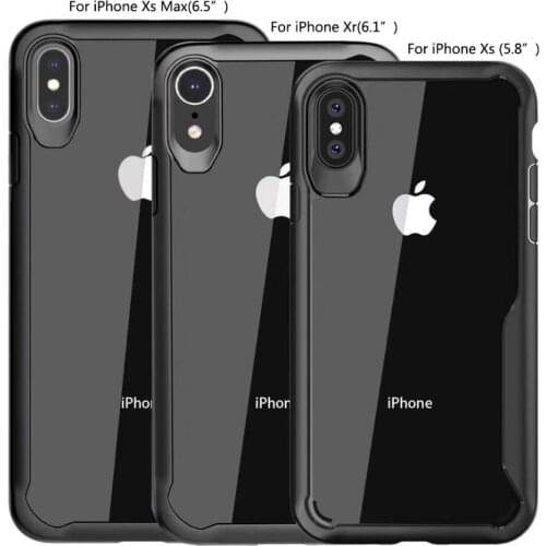 Crystal Clear Back Cover for SE2020 Case for iPhone 12 Max 7 Plus 8 12mini case for iPhone X 12Pro XR XS Max Rigid iPhone 11 Pro