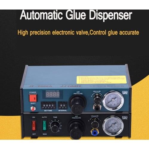 Digital Display Pneumatic Dispensing Machine Automatic Injection Glue AB Hot Melt Three-axis Injection glue Machine JF-2000A