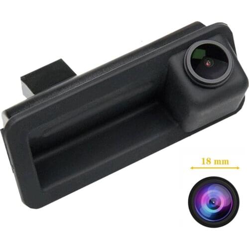 Freezzmi HD Car Rear View Reverse Camera Trunk Handle for Land Rover Freelander Range Rover Ford Mondeo Fiesta S-Max Focus 2C 3C