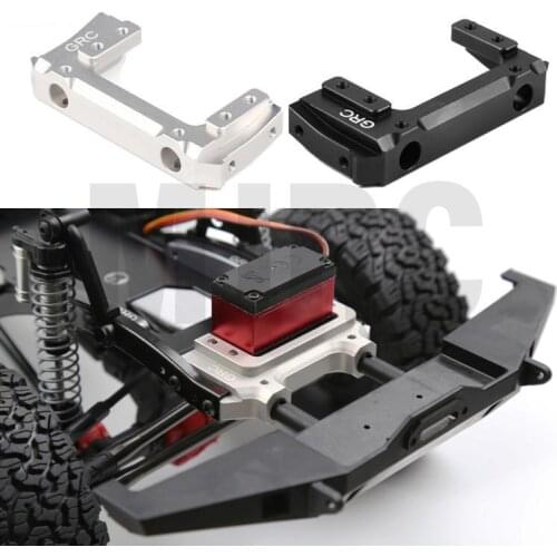 Alloy Servo Relocation Front Bumper Mount For 1/10 RC Car Axial SCX10 II 90046/47 Servo front-end