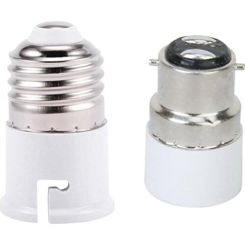 Lamo Light Socket Converter Screw E27 -B22 & B22 to E14 Screw LED Light Bulb Socket Adapter Converter