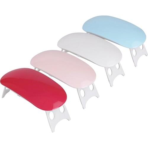 Nail Dryer Machine UV LED Lamp Portable USB Cable Home Use Nail UV Gel Varnish Dryer 6 LEDS Lamp Nail Art Tools 4 Color