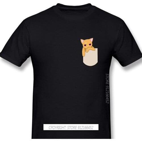 New Summer Pocket Cat T-Shirts Cotton Fruits Basket Tohru Yuki Kyo Soma Japanese Anime Ofertas Men TShirt