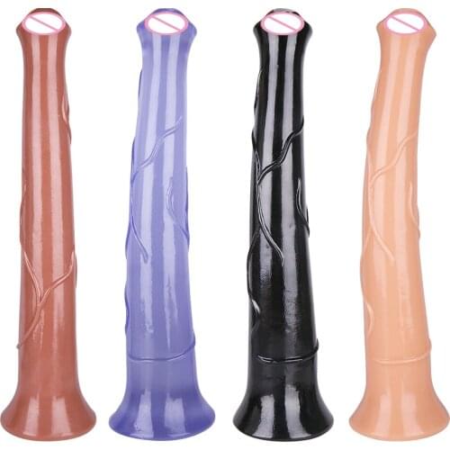 New Super Long Horse Dildo for Women Lesbian Huge Animal Dildo for Anal Big Dick Penis Suction Cup Adult Toy Sex Products