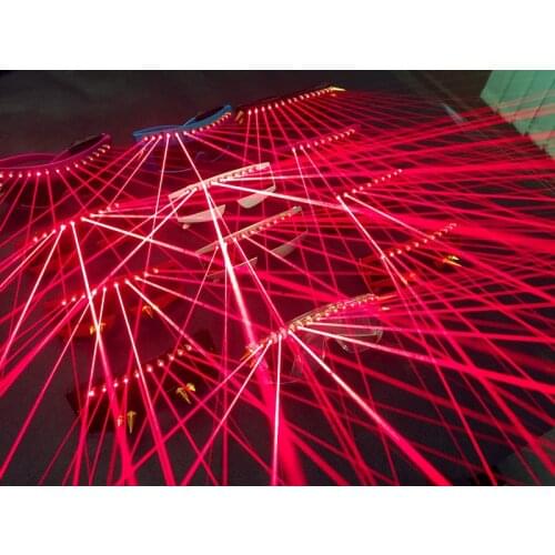 Future technology Red laser glasses show DJ Light Up Glasses Nightclub led Glass halloween christmas party Gifts cosplay