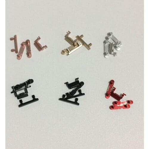 100Set Original New Side Button Key Set Power Button + Volume Button + Mute Button for iPhone 7 4.7" Replacement Parts