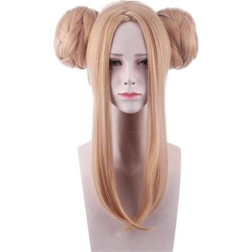 40cm Anime Fate/Grand Order Apocrypha Cosplay FGO Abigail Williams Wig Role Playing Wigs Halloween Cos Long Blended Linen Hair