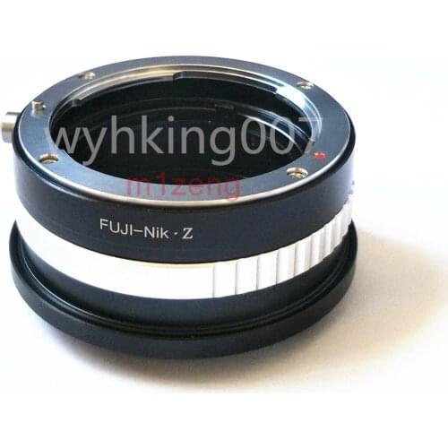 Fujica-Nik Z Mount Adapter ring for Fujica X old fuji ax lens to nikon Z Z6 Z7 mirrorless Camera body