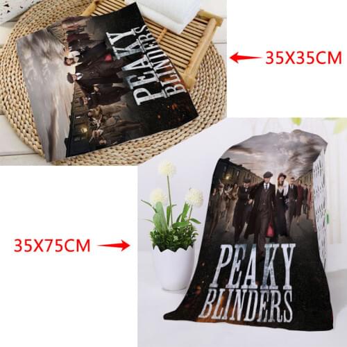 35x35cm,35x75cm Towels Custom peaky Blinders Towels Printed Square Microfiber Absorbent Drying Bath Towels A20.5.21