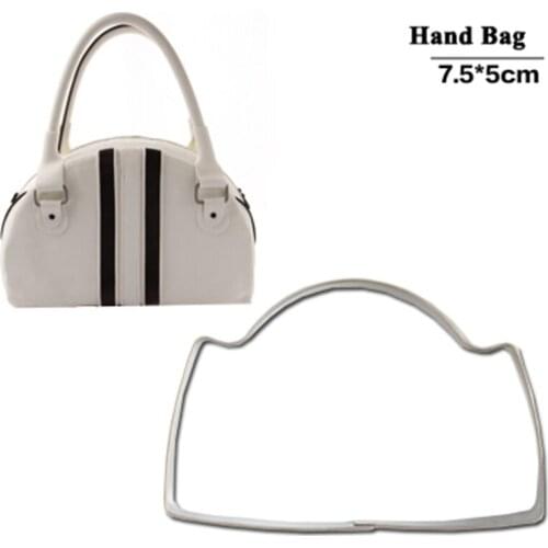 Handbag Cookie Tools Cake Stencil Kitchen Cupcake Decoration Template Mold Cookie Coffee Stencil Mold Baking Mold Fondant