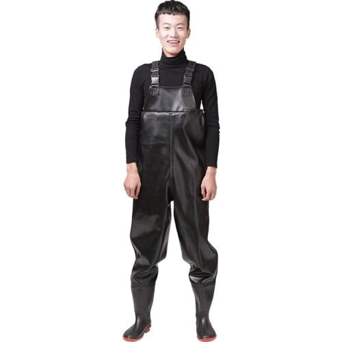 Fly Fishing Waders Waterproof Wading Pants and Boots Hunting Clothes and Anti-skid Shoes Outdoor Overalls X284G