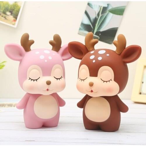 Saved Coin Bank Girl Girl Cute Breaking-Proof Saving Box