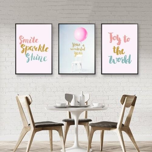 Spray Color Beach Scenery Plant Flower Animal Elephant Abstract Letter Canvas Painting Wall Picture Poster Living Room Decor