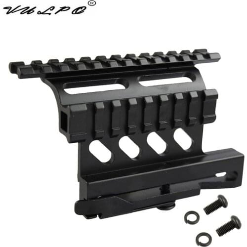 VULPO Tactical Mount AK Serie Picatinny Weaver Side Rail Mount Quick QD 20mm weaver rail For AK47 AK74 Scope Mount