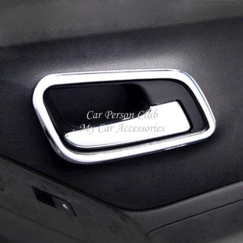 Interior Door Bowl Holder Cover Door Handle Molding Frame Panel Trims For Chevrolet Tracker 2014-2018 ABS Car Accessories