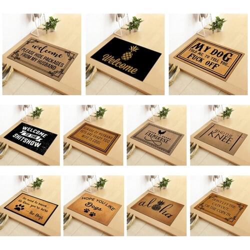 Water Absorption Non-Slip Doormat Housewares Rugs Personalized Home Decor Carpet For Front Door Kitchen Bathroom