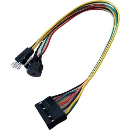 All-In-One PC DIY Host Speaker / Reset & Power Switch / HDD LED Jumper Line Flat Cable Replace Q-Connector For ASUS Mainboard