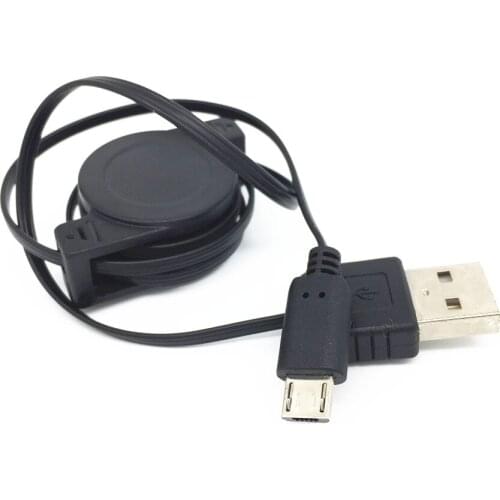 Retractable Micro USB Data Sync Charger Cable for Htc 8X Z560E One S T329W T528D A310E Explorer X315E G21 Sensation Xl A818 G7