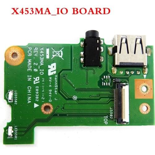 X453MA IO BOARD REV2.0 For X453MA X403M F453M X553MA X503MA F553MA X503M F553M USB Board Audio board Test OK Free shipping
