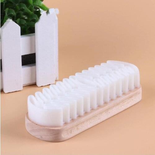 Suede brush decontamination suede care moccasin brush