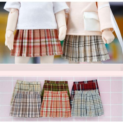 1/6bjd doll clothes fashion wild pleated skirt 30cm SD doll clothes accessories girl toy apparel