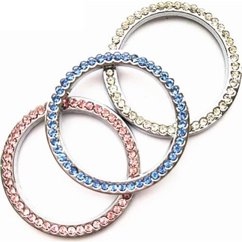 10-50pcs One button start stop ignition ring decoration for Toyota Camry Corolla RAV4 Yaris Highlander/Land Cruiser/PRADO Vios