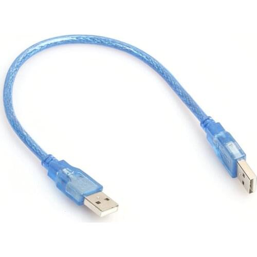 30cm USB 2.0 Extension Cable Male To Male USB Extension Cord Anti-interference Copper Core USB Short Cable