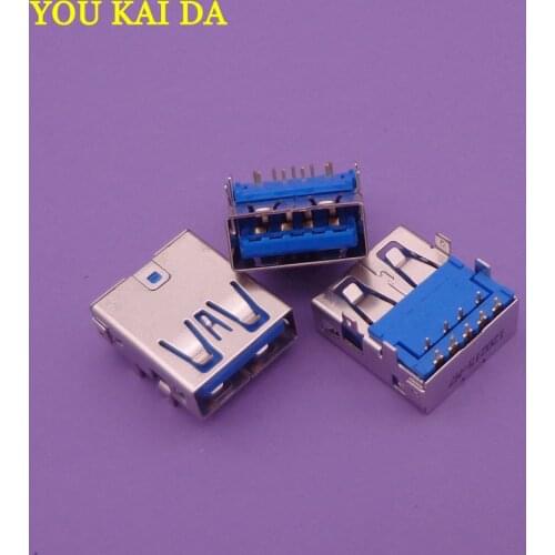 5-50pcs/lot Common New Original 3.0 USB Connector USB JACK for DELL Lenovo Sumsung Toshiba Fujitsu Laptops USB mother seat usb