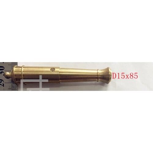 Free shipping ship model accessories CNC brass cannons D15x 85mm 2 pcs /lot
