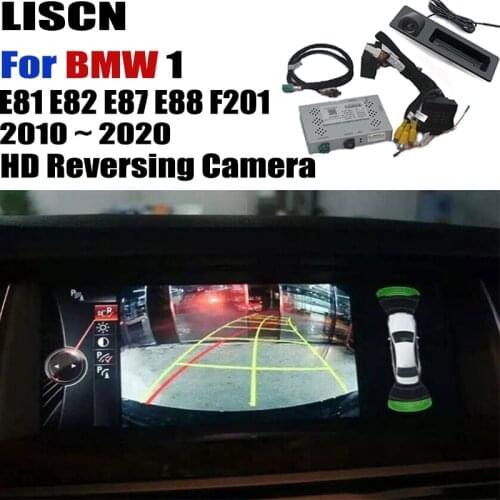 Car rceversing camera For BMW 1 E81 E82 E87 E88 F201 2010~2019 nbt evo cic Rear Camera Interface Adapter / backup camera Improve