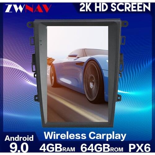 Tesla Style Android 9.0 Car GPS Navigation For Ford Mondeo Fusion MK5 2013+ Auto Head Unit Multimedia Player Radio Tape Recorder